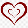 Love Heart Vector Art In SVG, PNG, PDF And DXF File Formats