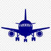 A detailed illustration of an airplane, suitable for cutting with a Cricut or laser engraving.