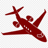 A free downloadable SVG file featuring a stylized silhouette of an airplane.