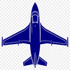 A simple vector graphic representation of an airplane.