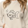 Vibrant Cartoon Fish Illustration A cartoon goldfish in various colors, suitable for use as clip art or vector design.