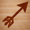 Vector arrow design for Cricut and laser cutter