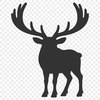 A digital vector image of a reindeer, suitable for commercial or personal use in various designs.