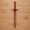 Medieval Sword Design A high-quality SVG design of a medieval-style sword with intricate details.