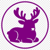 Detailed vector illustration of a reindeer, suitable for cutting machine designs or web graphics.