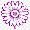 Blooming Beauty in Vector Form An isolated, high-quality SVG design of a daisy blossom in bloom.