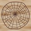 Illustrative spider web design in vector format, suitable for digital editing and printing.