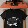 Hedgehog SVG Graphic Art A digital illustration of a hedgehog, suitable for various uses such as clip art or vector design.