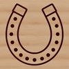 SVG horse shoe vector design for Cricut and laser cutter use