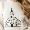 Traditional House of Worship Icon An SVG illustration of a traditional religious structure.