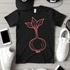 Scalable Radish Design SVG A detailed, scalable vector graphic (SVG) illustration of a single radish root vegetable.
