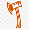 Handy Tool Illustration A simple SVG illustration of a tool used for chopping or splitting wood.