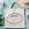 American Football Ball Illustration Vector American football ball illustration in vector format