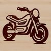A high-resolution vector graphic of a motorcycle, suitable for printing or digital use in various applications.