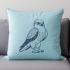 A falcon bird in mid-air flight, vector illustration suitable for commercial or personal use.