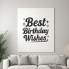 Simple birthday quote with a bold font and colorful design.