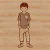Free Clip Art for Kids A vector illustration of a young boy.