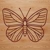 Colorful Winged Friend Vector Art A colorful butterfly illustration created as a vector graphic, suitable for various design and printing applications.