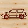 Stunning Vehicle Illustration A detailed digital illustration of a car in various angles and views.