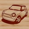 Vector Car Design Elements A simple, vector illustration of a vehicle with detailed design elements.