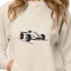 Speedster Illustration SVG File A high-speed racing car in motion, rendered as a vector design.