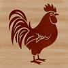 Rooster Vector Design Vector illustration of a farm animal, specifically a rooster or cockerel.