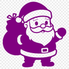 An illustration of a jolly Christmas figure in a red suit, commonly known as Father Christmas or Santa Claus.