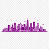 A digital illustration of a city skyline with multiple skyscrapers and buildings, ideal for vector art projects.
