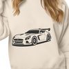 Speedster Graphic Design A graphic representation of a speedster vehicle designed with precision lines and shapes.