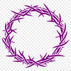 Christian Crown of Thorns Illustration A vector illustration of the Crown of Thorns from Christian tradition.