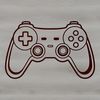 Free Downloadable Video Game Controller Design Illustrative graphic of a standard video game controller, designed as a vector image.