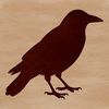 A high-quality vector illustration of a crow bird in silhouette, suitable for commercial and personal use.