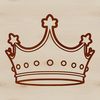 A detailed digital crown design created as a vector SVG file.