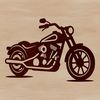 A vector graphic representation of a motorbike in various poses and angles.