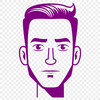 Elegant Male Figure Vector Graphic A male figure illustration created as a vector graphic.