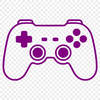 Handheld Video Game Controller Design An illustration of a handheld video game console with controls.