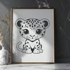 Free Jaguar Clip Art for Personal Use A sleek adult jaguar with spots in various shades of brown, grey, and yellow.
