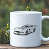 Speedy SVG Graphics Design Racing vehicle illustration in vector format