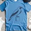Falcon Graphic Vector Art A graphic representation of a falcon in vector format, suitable for cutting machines.