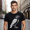 Falcon Silhouette SVG File A realistic illustration of a falcon in vector format.