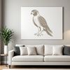 Falcon Vector Graphic Design Falcon bird in flight, simple vector illustration for cutting machines and digital designs.