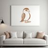 Majestic Mid-Air Falcon A detailed vector illustration of a falcon in mid-flight, suitable for commercial use.