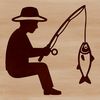 SVG fishing vector art for DIY projects and commercial use