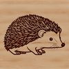 Hand-Drawn Hedgehog Vector Art An SVG design featuring a cute hedgehog with intricate details.