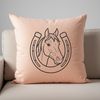 SVG vector art of a horse shoe for commercial use and digital design projects
