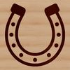 Vector horse shoe design for Cricut and laser engraving