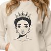 Free Female Royalty SVG Graphics A royalty-inspired female character illustration in vector format.