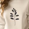 Free Leaf Clip Art A detailed leaf design suitable for digital cutting machines like Cricut.