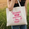 Whimsical Karma Quote SVG File Karma Quote Design, vector art file, ideal for cutting machine projects.