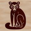 Free Vector Lemur Clip Art Design Illustration of a lemur, a type of wild animal native to Madagascar, available as a vector design.